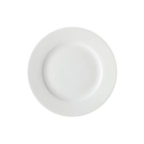 M&W:27CM WHITE RIM DINNER PLATE
