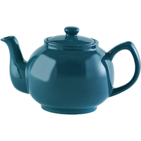 TEAPOT 6 CUP BRIGHTS TEAL BLUE