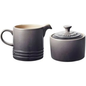 LeCrst: Cream/Sugar Set Oyster