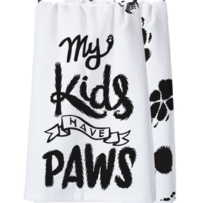 DISH TOWEL - MY KIDS HAVE PAWS