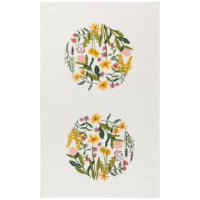 Bees & Blooms Terry Dishtowel