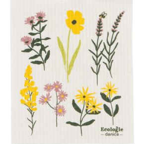 Bees & Blooms Swedish Dishcloth