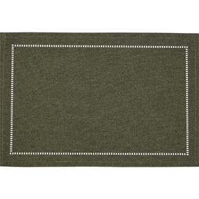 HEMSTITCH PLACEMAT - FOREST