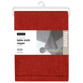 HEMSTITCH TABLECLOTH 60X90 - RED