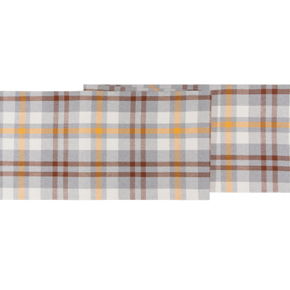 PLAID MAIZE TABLE RUNNER