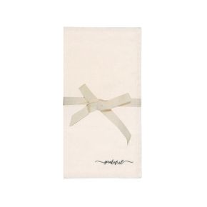 Script Napkin Set of 4 Thankful