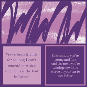 Slogan Napkins - Young & Fun