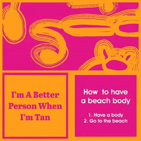 Slogan Napkins - Beach Body