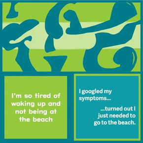 Slogan Napkins - Google Symptoms