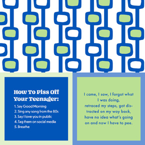 Slogan Napkins - Piss Off Teen