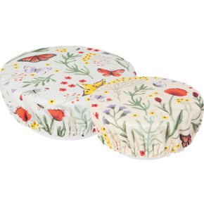 BOWL COVER SET/2 MORNING MEADOW