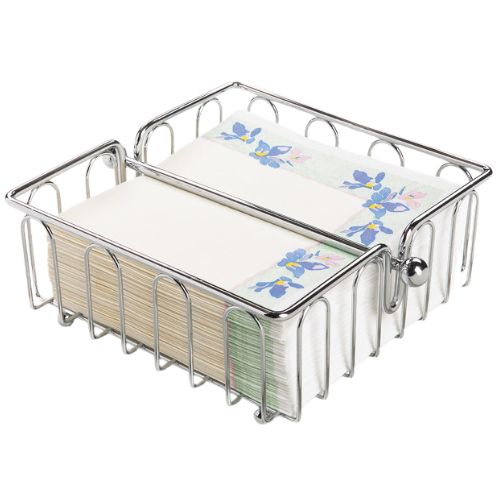 Wire Chrome Napkin Holder