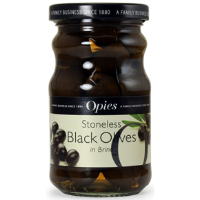 227G OPIES STONELESS BLK OLIVES