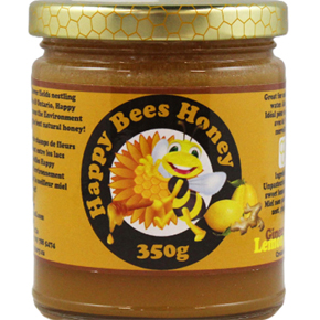 350g GingerLemon -HappyBee Honey