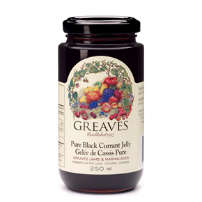 250ML GREAVES BLK CURRANT JELLY
