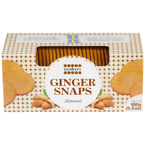 150G NYAKERS ALMND GINGER SNAPS