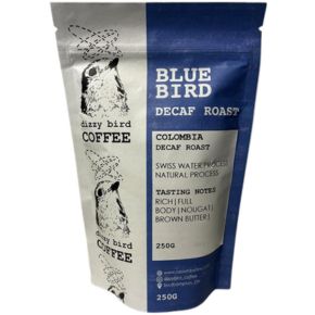 250g Dizzy Blue Bird Decaf