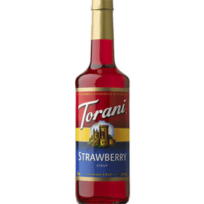 750ml Torani Strawberry Syrup