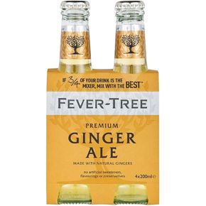 4x200ml Fever Tree Ginger Ale