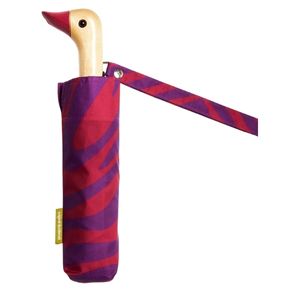 Swirl Pink Compact Duck Umbrella