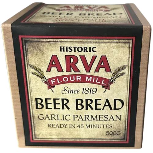 500g Arva Beer Brd Garlic Parm