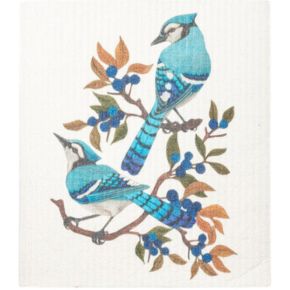 Swedish Dishcloth Blue Jays