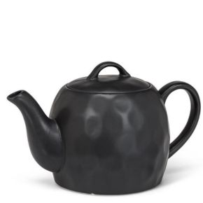 Abbott Dimpled Teapot Matte Blk