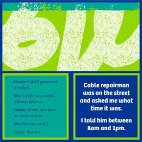 Slogan Napkins - Cable Repair