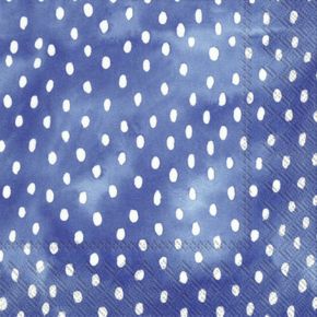 IHR Cocktail Napkins White Dots