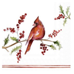 IHR Cocktail Napkins Cardinal