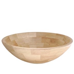 NL Shallow Wood Salad Bowl 35cm