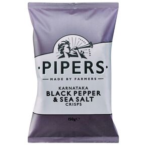 150g Pipers Crisps Black Pepper