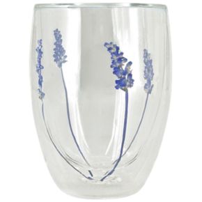 Double Wall Tumbler Prpl Floral