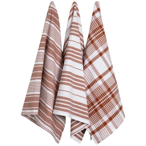 Jumbo Dishtowels Chestnut