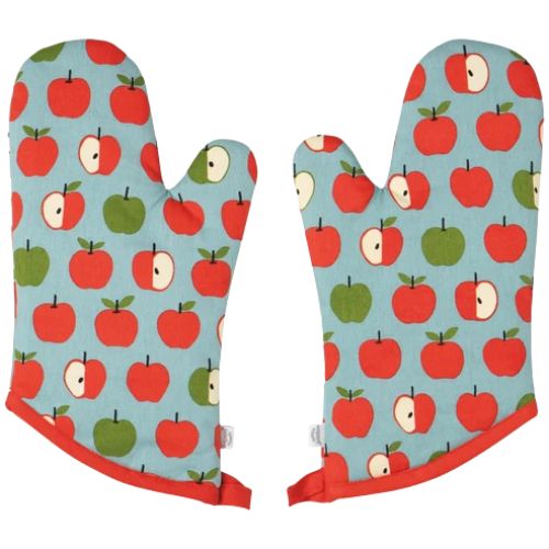 Oven Mitt Set Apple a Day