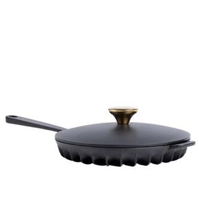 FIREUP Black Skillet w Lid 10"