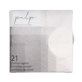 Pulp Cocktail Napkins White