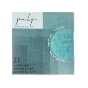 Pulp Cocktail Napkins Aqua