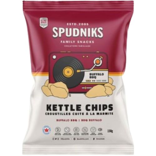 150g Spudniks Buffalo BBQ Chips