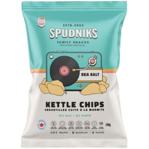 150g Spudniks Sea Salt Chips