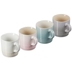 LeCrst Calm Cappucino Mugs Set/4