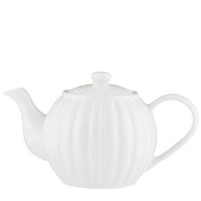 P&K Luxe 6 Cup Teapot White
