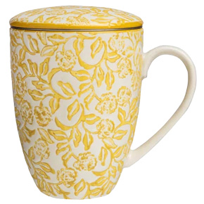 TQ Tea Strainer Cup 400ml Yellow