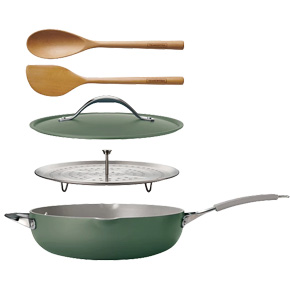 5qt All in One Plus Pan Sea Salt