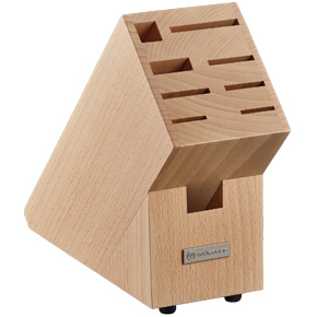 Wusthof 9 Slot Beech Knife Block