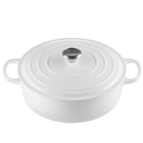 LeCrst:6.2L Shlw Oven White