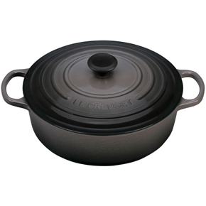 LeCrst:6.2L Shlw Rnd Oven Oyster