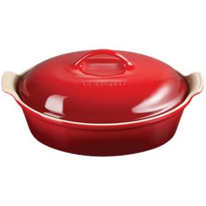 Hrtge 2.3L Oval Casserole-Cerise