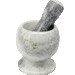 NATURAL MARBLE MORTAR&PESTLE