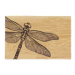 White Butter Dish - Dragonfly